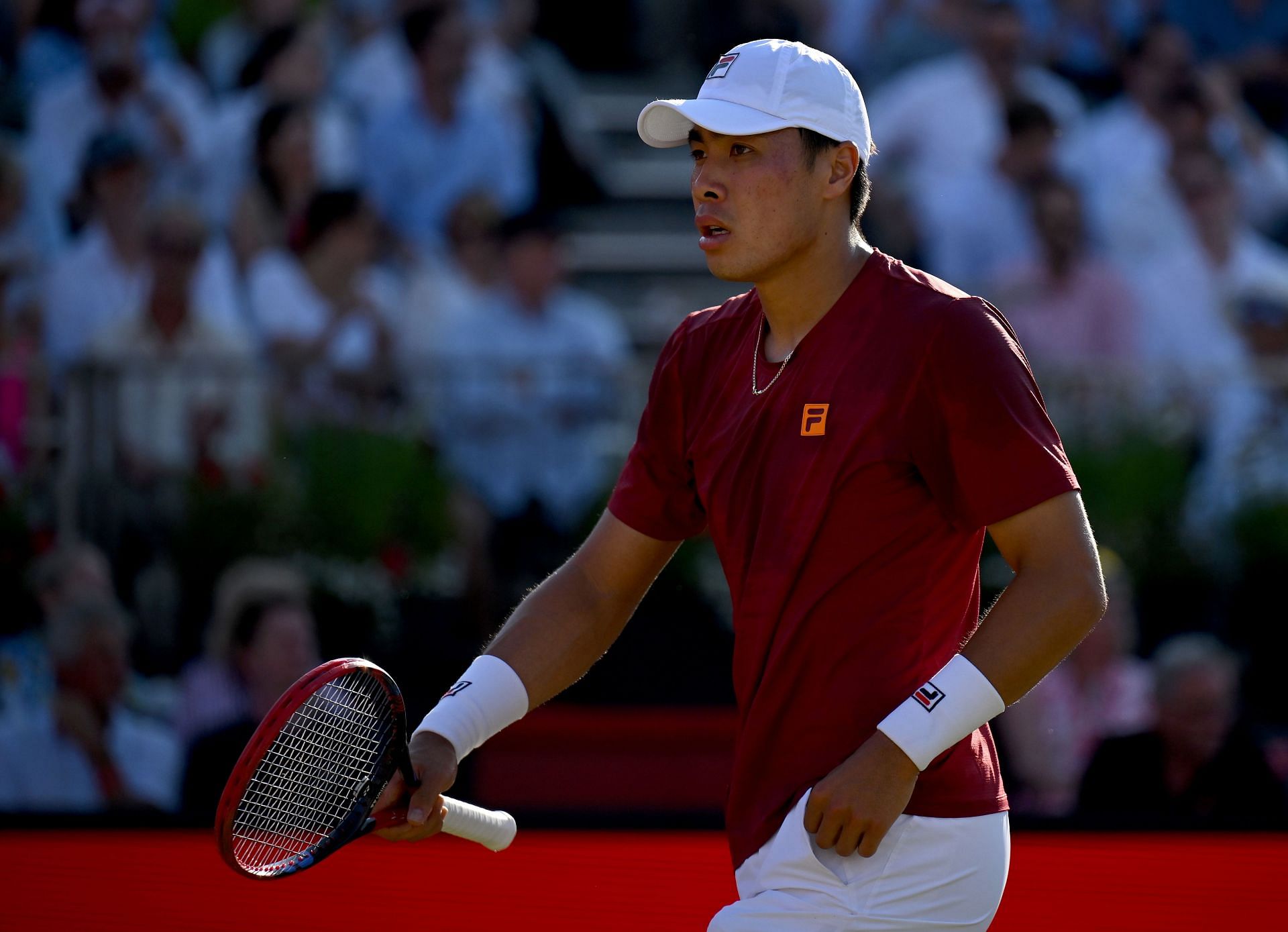 Brandon Nakashima looks on at Queen's Club | Image Source: Getty